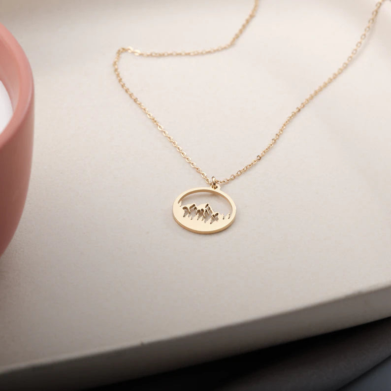 Mountains Are Calling Necklace