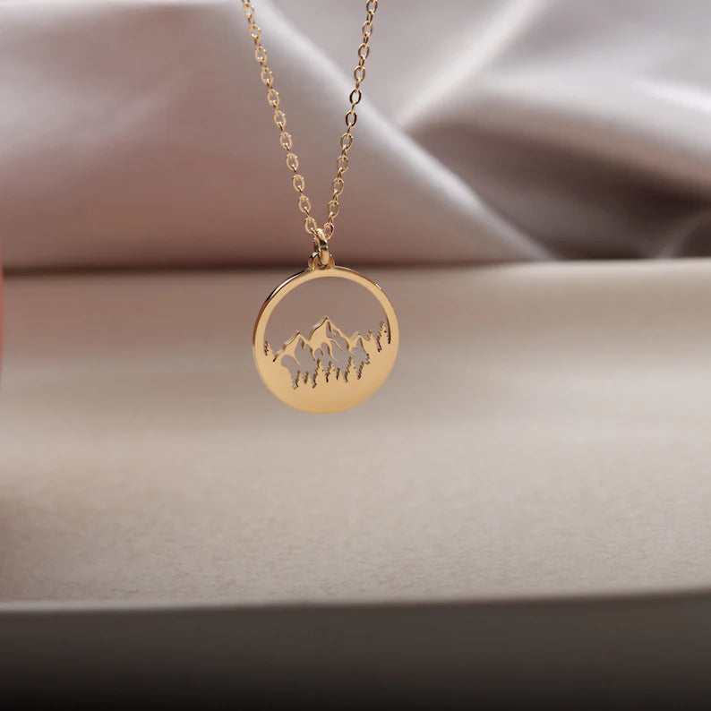 Mountains Are Calling Necklace